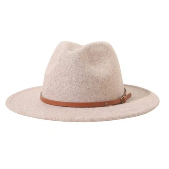 Fall Fedora Hat With Belt - Picture 2 of 3